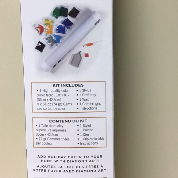 Diamond Art Paint by Number “Christmas House” Kit - Picture 5 of 5